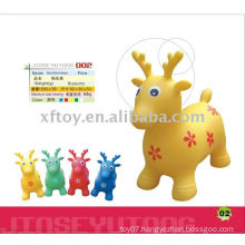 inflatable cow toy spotted deer